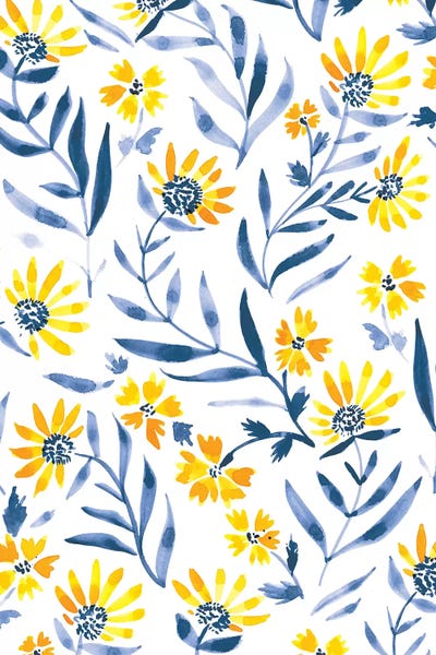 Pink Light Studio: Indigo Vibes V by Amanda Mcgee