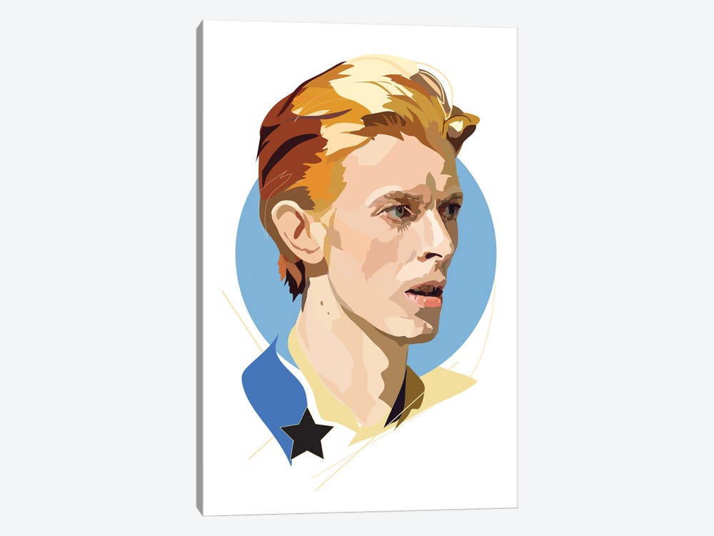 Bowie Starman by Anna Mckay 1-piece Canvas Artwork