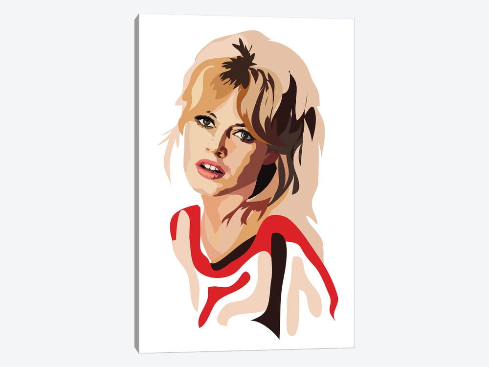 Brigitte Bardot by Anna Mckay 1-piece Canvas Art Print