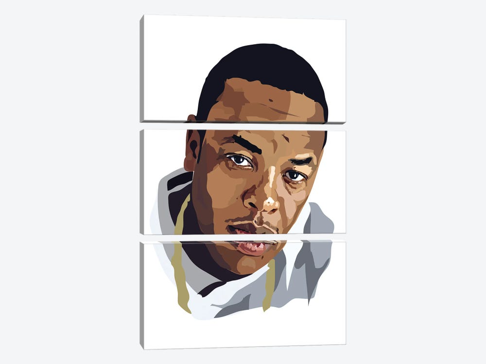 Dr Dre by Anna Mckay 3-piece Canvas Wall Art