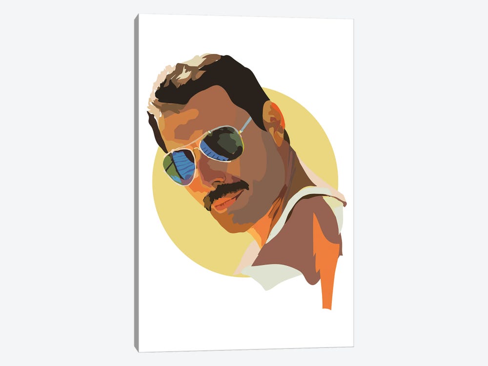 Freddie Mercury by Anna Mckay 1-piece Canvas Artwork