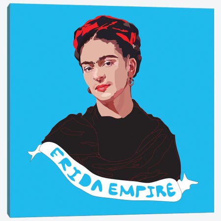 Frida Empire Canvas Print #AMK27} by Anna Mckay Canvas Wall Art