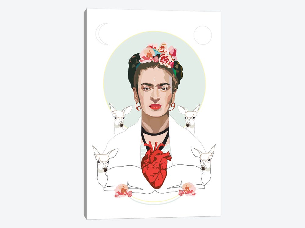 Frida Kahlo by Anna Mckay 1-piece Canvas Print