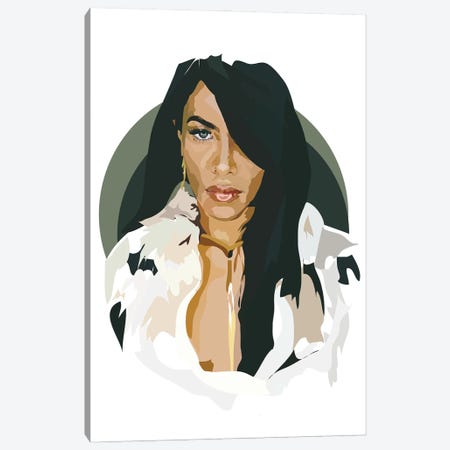 Aaliyah Canvas Print #AMK2} by Anna Mckay Canvas Wall Art
