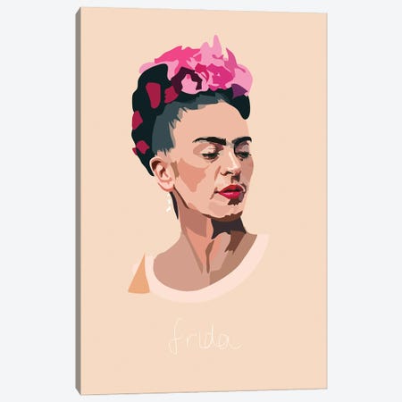 Frida Kahlo Artist Canvas Print #AMK30} by Anna Mckay Canvas Art