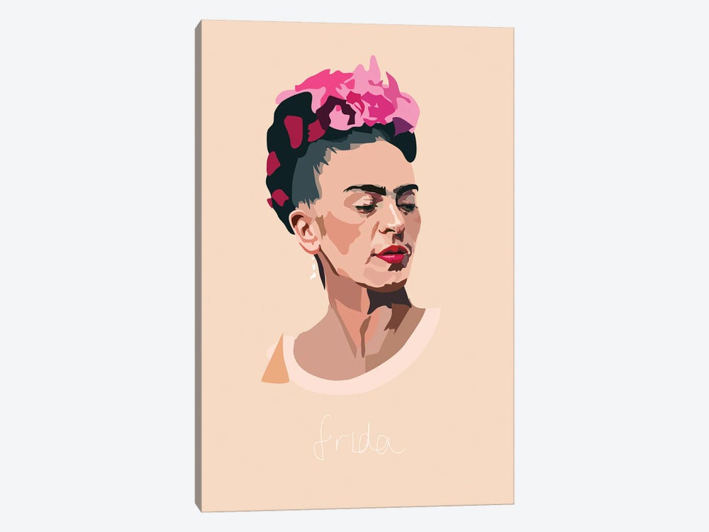 Frida Kahlo Artist by Anna Mckay 1-piece Canvas Art Print