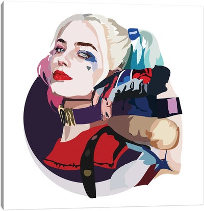 Harley Quinn Canvas Art Print - Anna Mckay