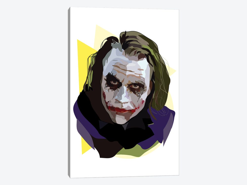 Heath Ledger Joker by Anna Mckay 1-piece Canvas Print