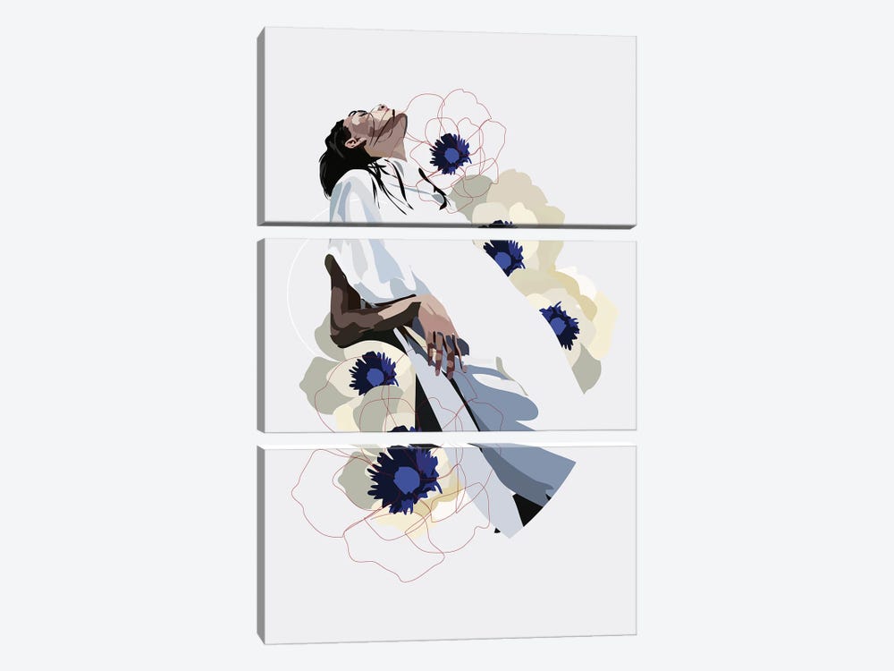 In Bloom by Anna Mckay 3-piece Canvas Wall Art