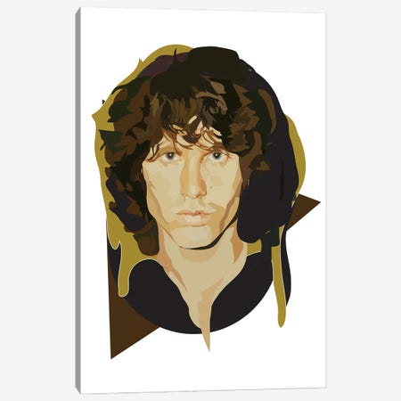 Jim Morrison Canvas Print #AMK36} by Anna Mckay Canvas Art Print