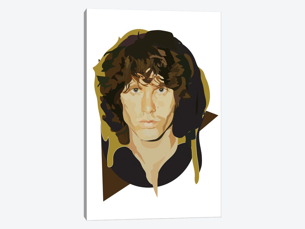 Jim Morrison by Anna Mckay 1-piece Canvas Art Print