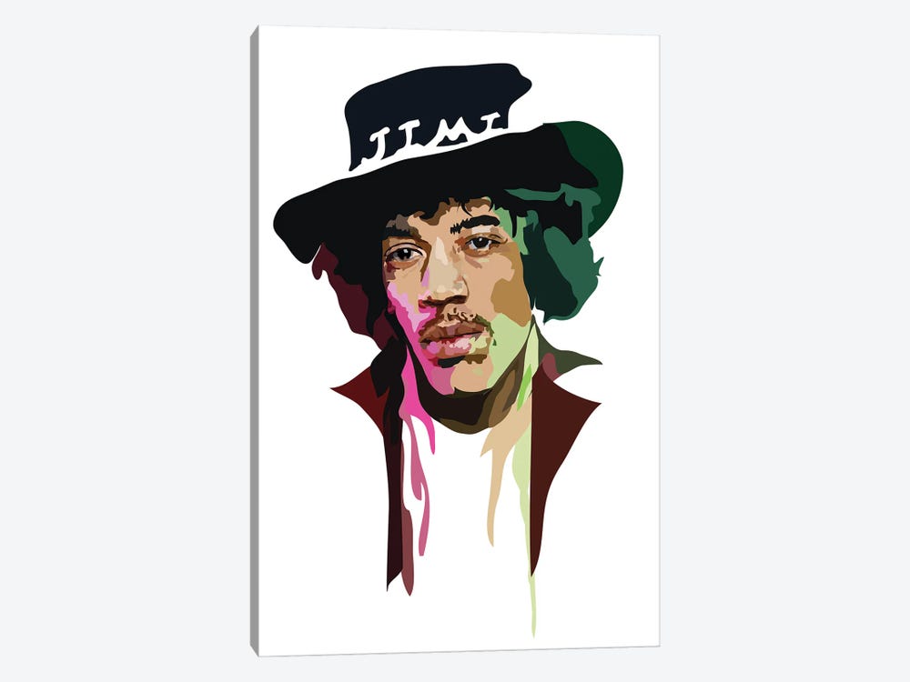 Jimi Hendrix by Anna Mckay 1-piece Canvas Art