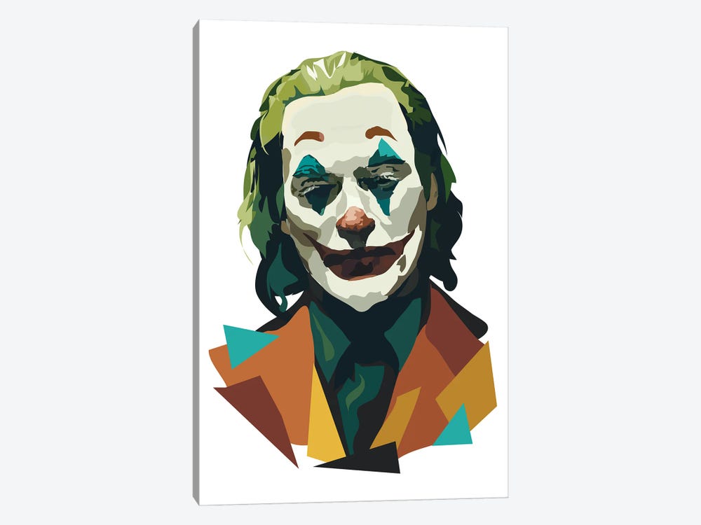 Joaquin Phoenix Joker by Anna Mckay 1-piece Canvas Print