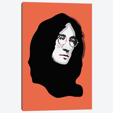 John Lennon Canvas Print #AMK39} by Anna Mckay Canvas Art