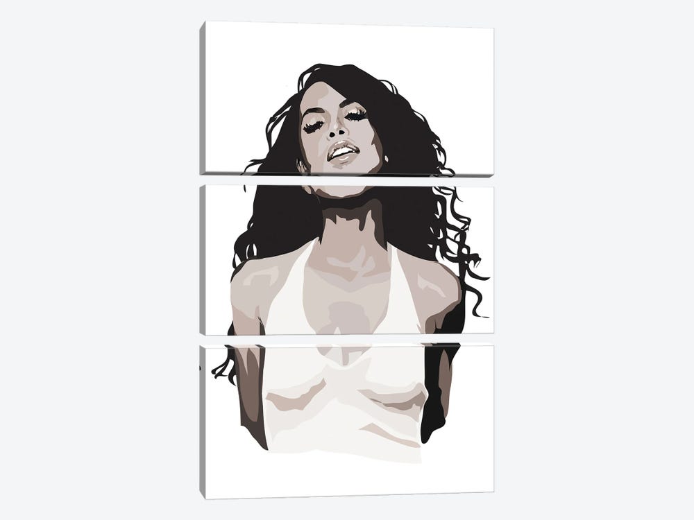 Aaliyah Black and White by Anna Mckay 3-piece Canvas Art