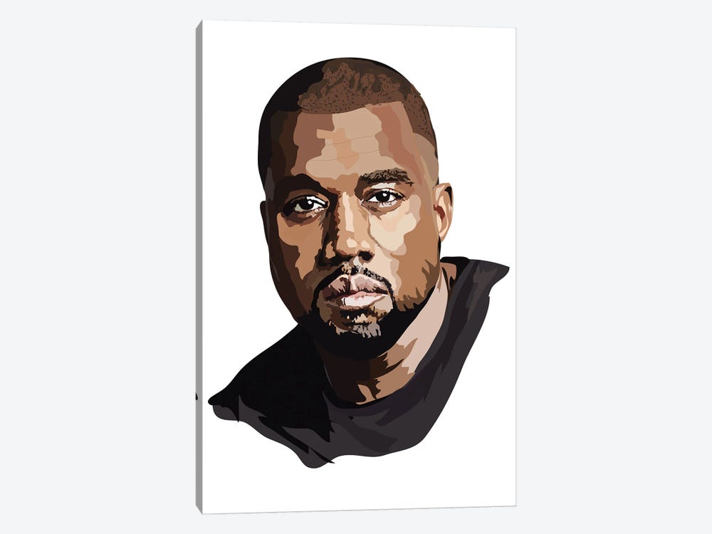 Kanye West by Anna Mckay 1-piece Canvas Print
