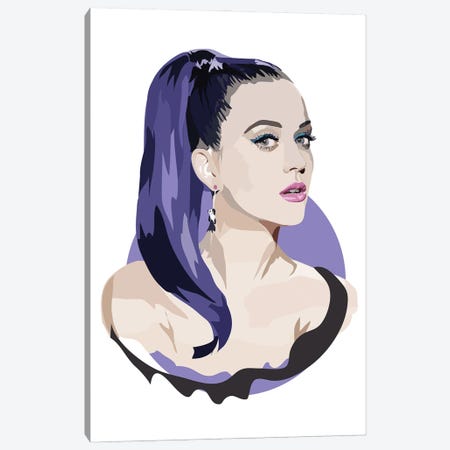Katy Perry Canvas Print #AMK43} by Anna Mckay Canvas Print