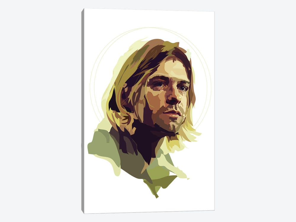 Kurt Cobain by Anna Mckay 1-piece Canvas Artwork
