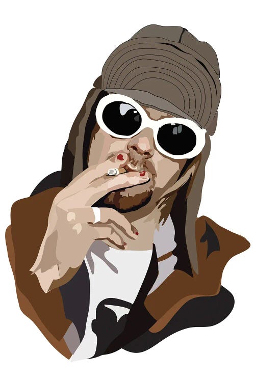 Kurt Cobain Smoking