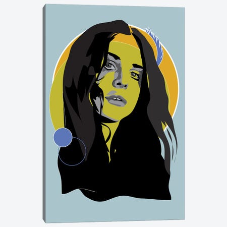 Lana Del Rey Woodstock Canvas Print #AMK49} by Anna Mckay Canvas Print