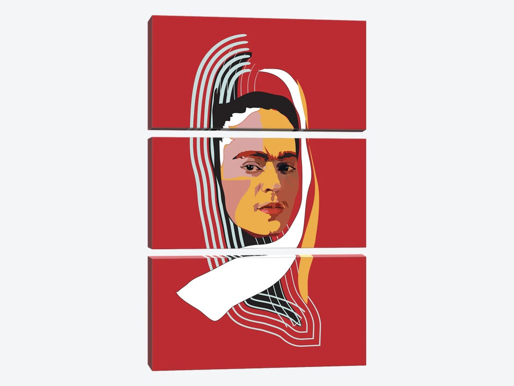 Abstract Frida by Anna Mckay 3-piece Canvas Print