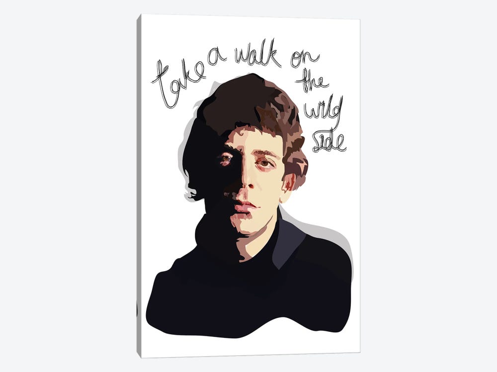 Lou Reed by Anna Mckay 1-piece Canvas Art
