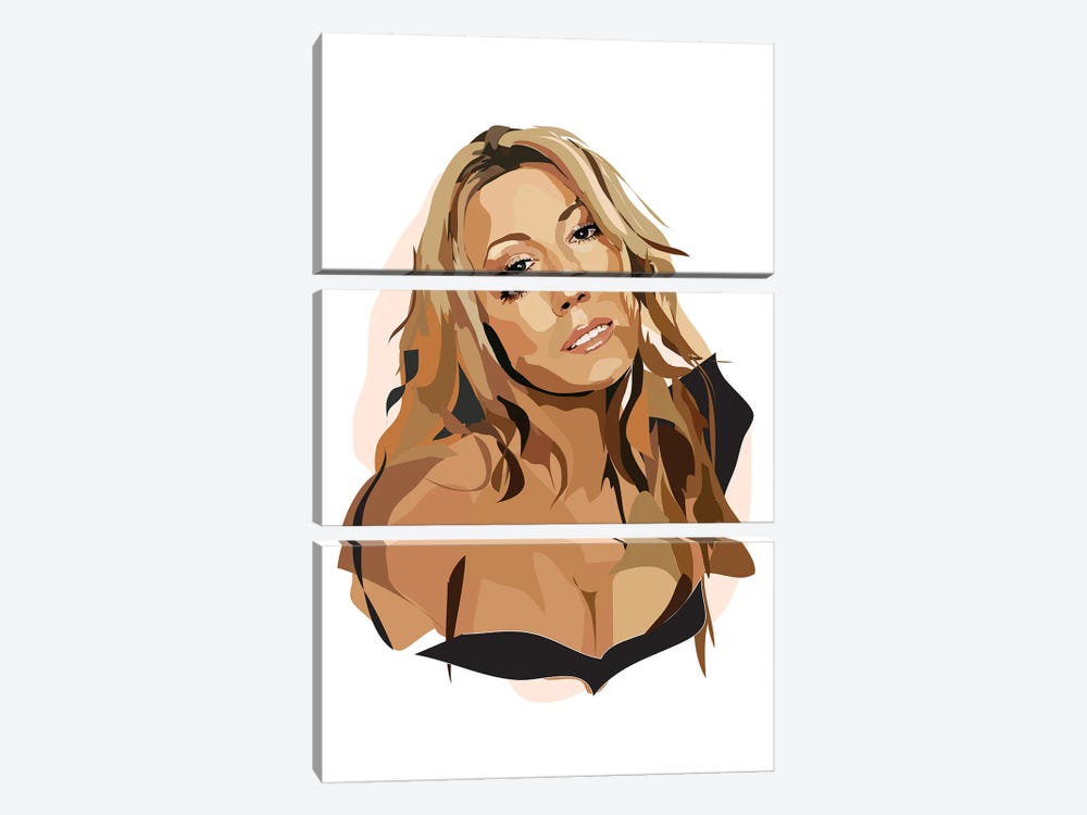 Mariah Carey by Anna Mckay 3-piece Canvas Wall Art
