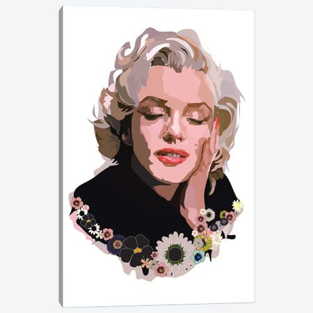 Marilyn Monroe Canvas Print #AMK54} by Anna Mckay Canvas Print