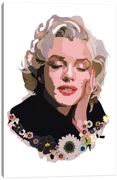 Marilyn Monroe Canvas Art Print - Anna Mckay