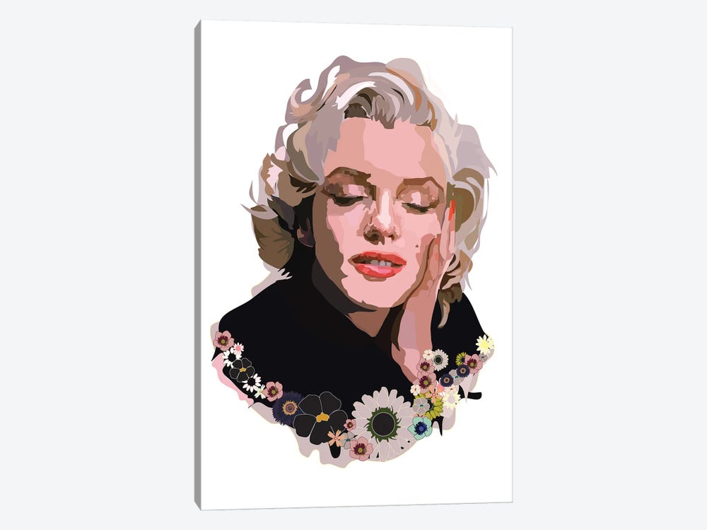 Marilyn Monroe by Anna Mckay 1-piece Canvas Art Print