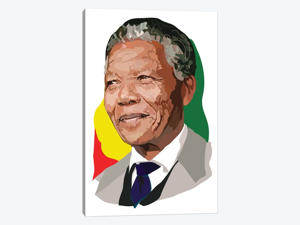 Nelson Mandela by Anna Mckay 1-piece Art Print