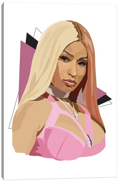 Nicki Minaj Canvas Art Print - Anna Mckay