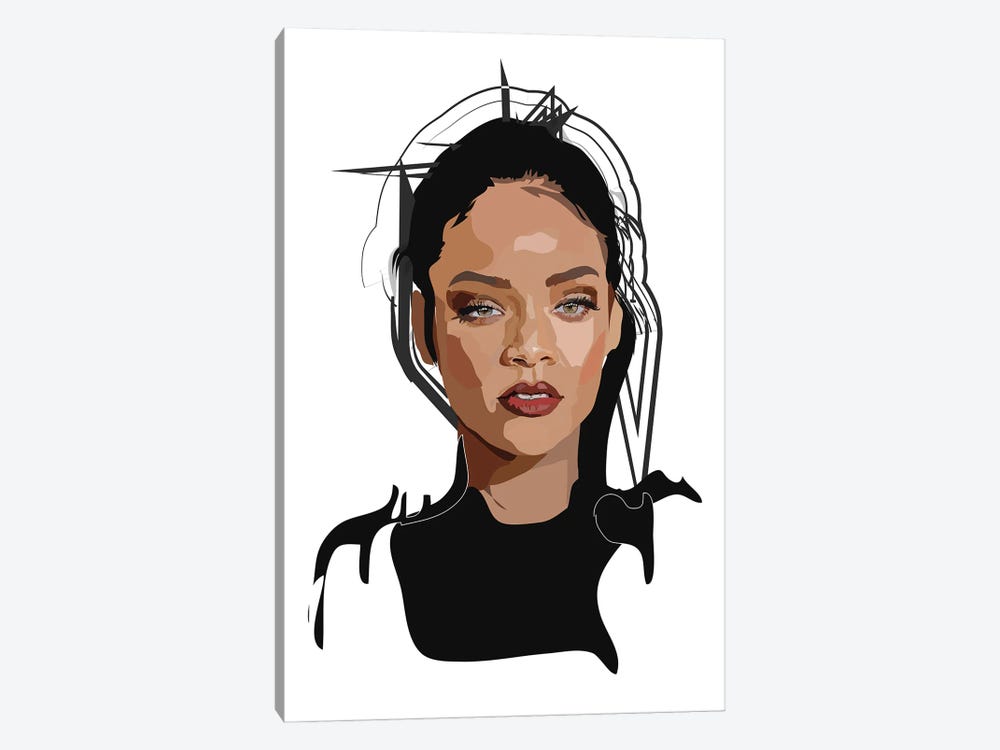 Rihanna by Anna Mckay 1-piece Canvas Artwork