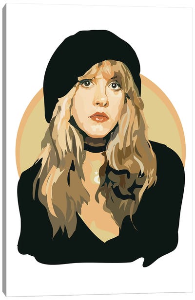 Stevie Nicks Canvas Art Print - Rock-n-Roll Art