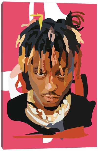 Juice Wrld Canvas Art Print - Rap & Hip-Hop Art