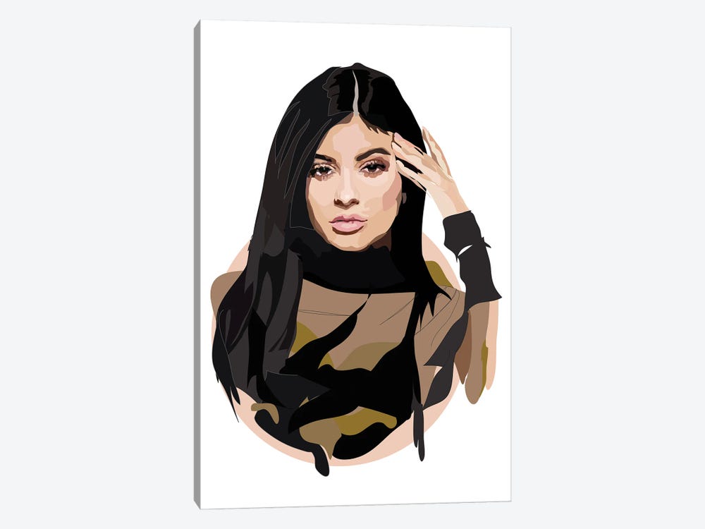 Kylie Jenner by Anna Mckay 1-piece Canvas Artwork