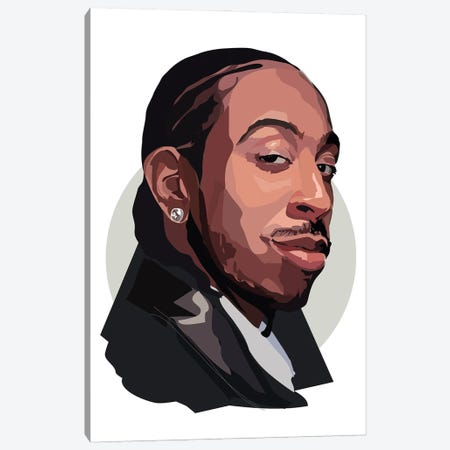 Ludacris Canvas Print #AMK85} by Anna Mckay Canvas Art