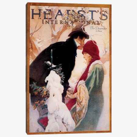 Hearst's International, December 1922 Canvas Print #AMM13} by Alphonse Mucha Canvas Art