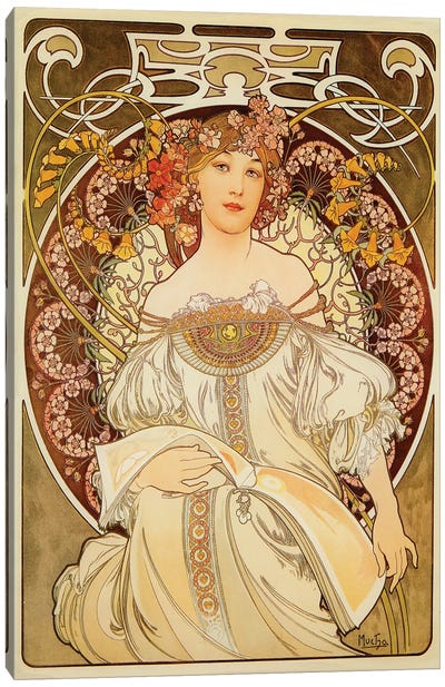 Reverie, 1898 Canvas Art Print - Vintage Posters
