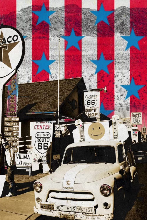 Route66 Onward by 5by5collective wall art