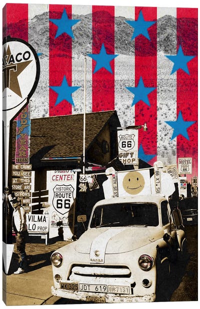 Route66 Onward Canvas Art Print - American Me Collection