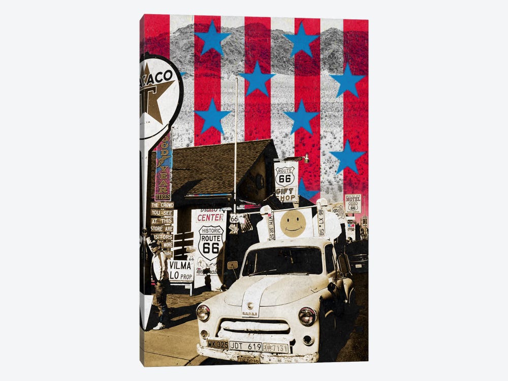Route66 Onward by 5by5collective 1-piece Canvas Print