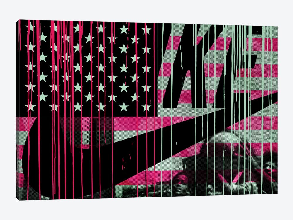 Urban States Of America by 5by5collective 1-piece Canvas Art