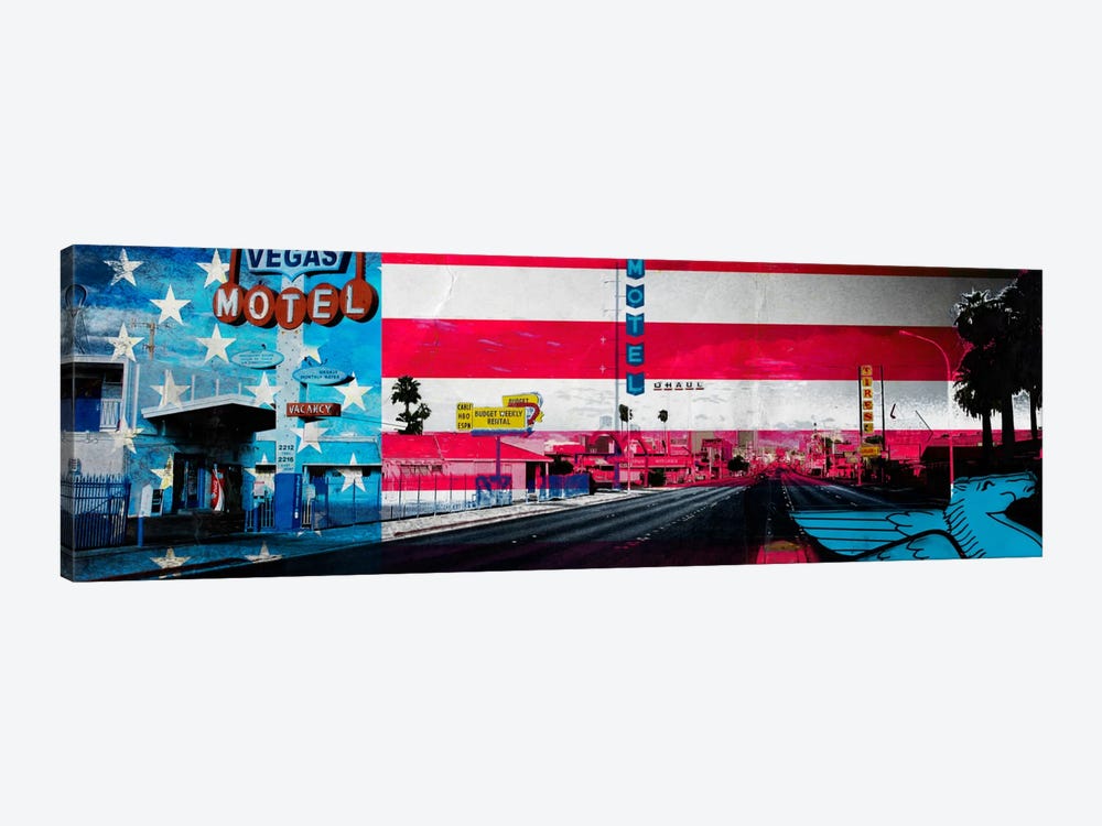 American Strip by 5by5collective 1-piece Canvas Art