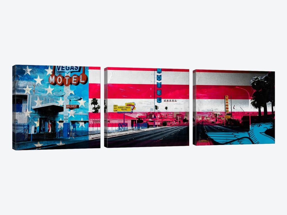 American Strip by 5by5collective 3-piece Canvas Artwork