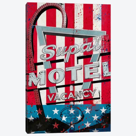Red White And Stay Canvas Print #AMME9} by 5by5collective Canvas Artwork