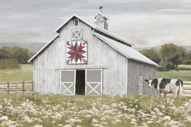 Flower Field Quilt Barn I