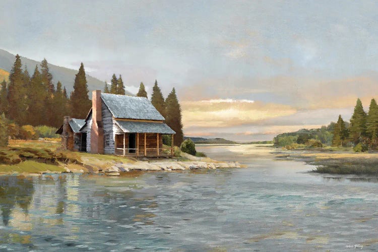 Cabin Retreat by Amber Sterling wall art