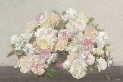 Canvas Art Prints: Basket Of Blooms by Amber Sterling