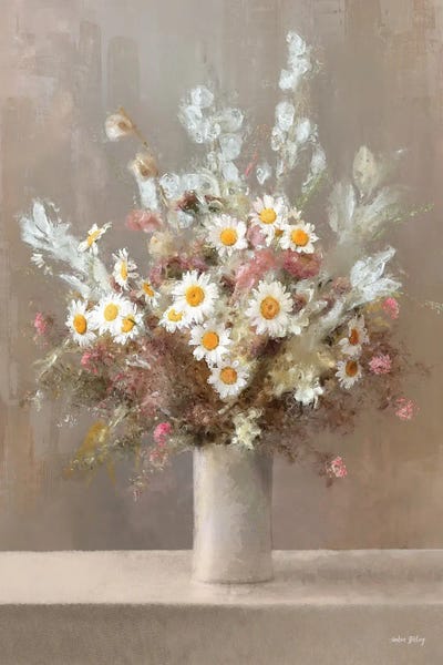 Canvas Art Prints: Summer Wildflower Bouquet by Amber Sterling